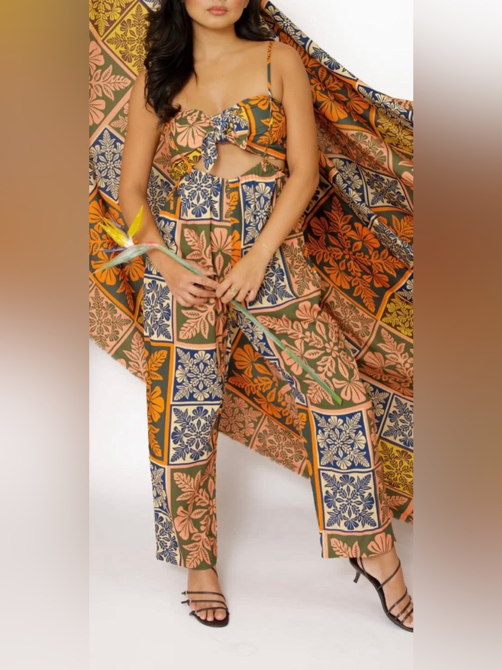 LexBreezy Keila Anuenue Quilt Two-Piece Jumper, Size Small, BNWT